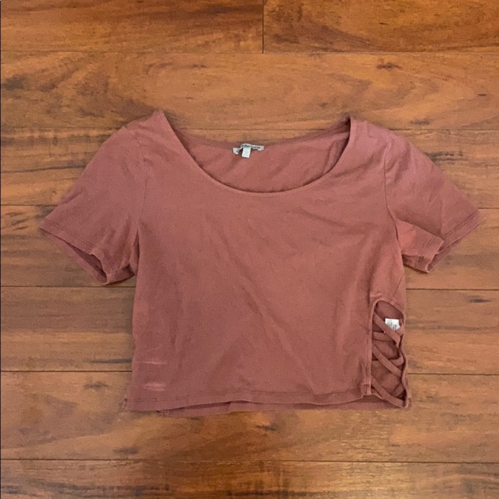 Tan Crop Top